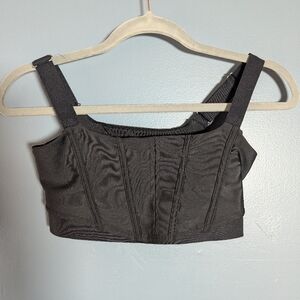 Alo Yoga Airlift Corset Top Black Women's Size Small